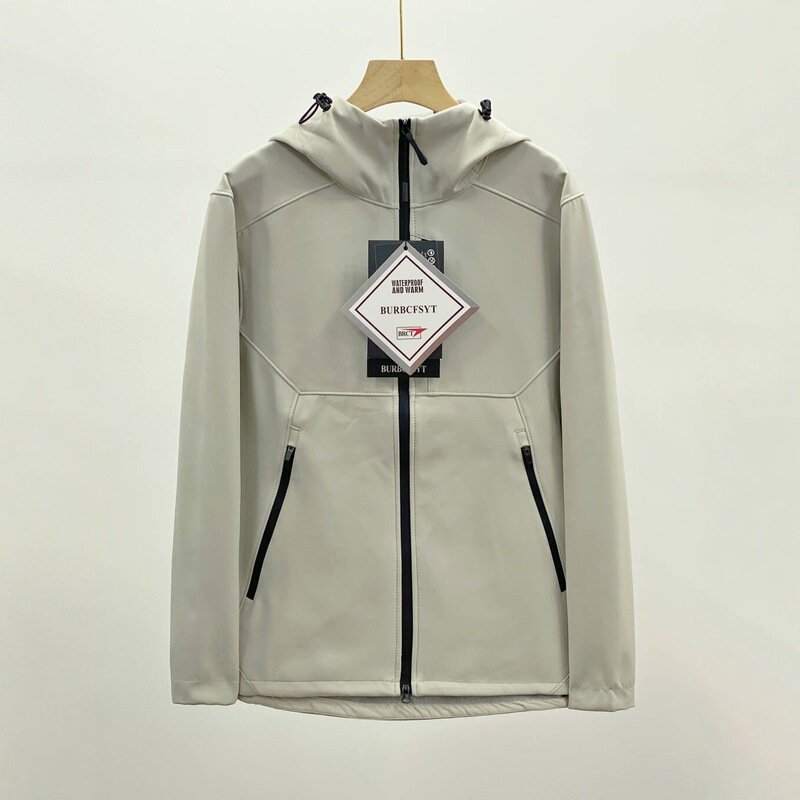 Xiaoshu's Same Style Unlabeled Replacement Men's Outdoor Windproof, Water-Repellent and Wear-Resistant Plus Velvet Soft Shell Jacket