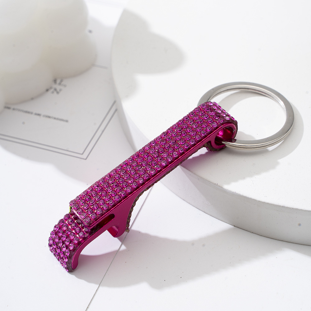 20g Weight Rhinestones Inlay Material Can Openers, Keychain Classification 1 Piece Quantity Daily Occasion Aluminium Alloy Material Geometric Pattern Unisex Gender Classic Style Style 1 Piece Classic Style Geometric Aluminium Alloy Rhinestones Unisex Can Openers Keychain 3