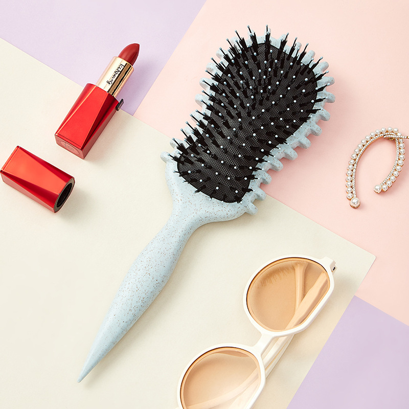 クロスボーダーカーリーディフィニションスタイリングコーム、ヘアスタイリングコーム、ギターバークッションコーム、マッサージコーム、バウンスコーム、ふわふわカーリングコーム|undefined