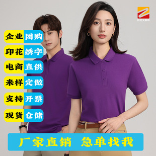 210g 100% Combed Cotton Ice Ion Color Matching Lapel Polo Shirt Custom Work Clothes Advertising Cultural Shirt Blank Shirt