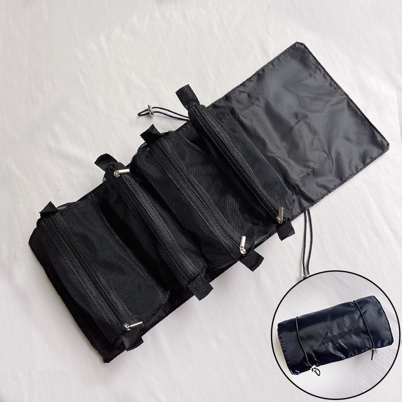 Coreano ins cuatro en uno dividido bolsa de maquillaje de viaje lavado bolsa de almacenamiento portátil de gran capacidad artefacto de viaje de negocios