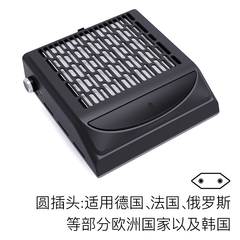 Colector polvo uñas 100w almohada mano japonesa enchufable alta potencia con pantalla filtro