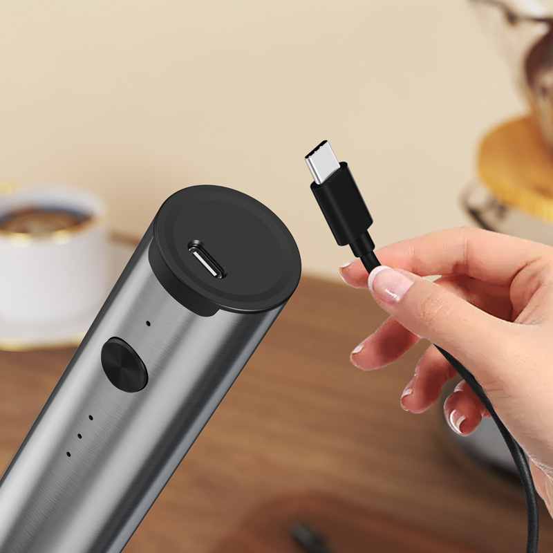 Electric mixing stick charging, handheld breast pump