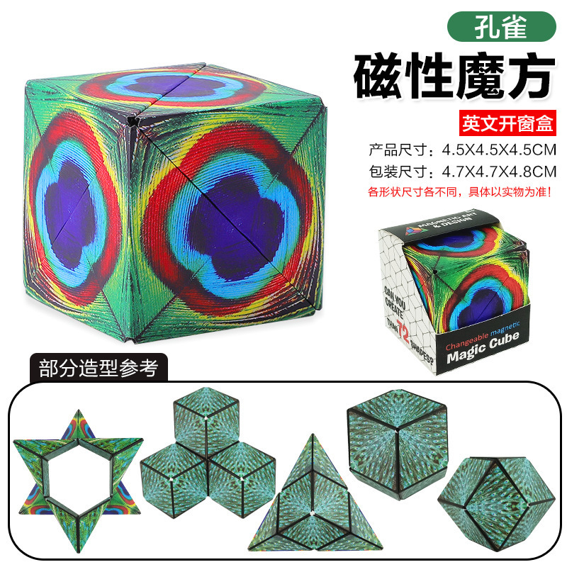 抖音同款熊猫立体百变魔方无限3D魔方爆款解压批发儿童益智玩具|undefined