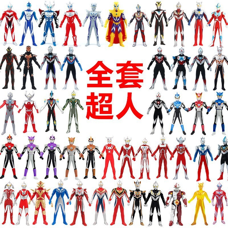 Cross-Border Ultraman Tiga, Ginga, Geed, Orb, Rosso, Blu, Ultraman Super Hero Figure Set Gift Cross-Border Ultraman Tiga, Ginga, Geed, Orb, Rosso, Blu, Ultraman Super Hero Figure Set Gift