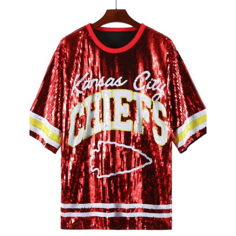In-Stock Supply 2026 Football Team Uniforms, Sequined Jerseys, Cross-Border Women's Clothing, Sequined Heavy-Duty T-Shirts In-Stock Supply 2026 Football Team Uniforms, Sequined Jerseys, Cross-Border Women's Clothing, Sequined Heavy-Duty T-Shirts