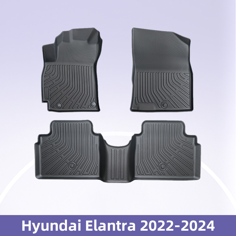 Aplicable a Hyundai Elantra Corea 2022 - 2024 todo el tiempo TPE cojín de piso para automóviles