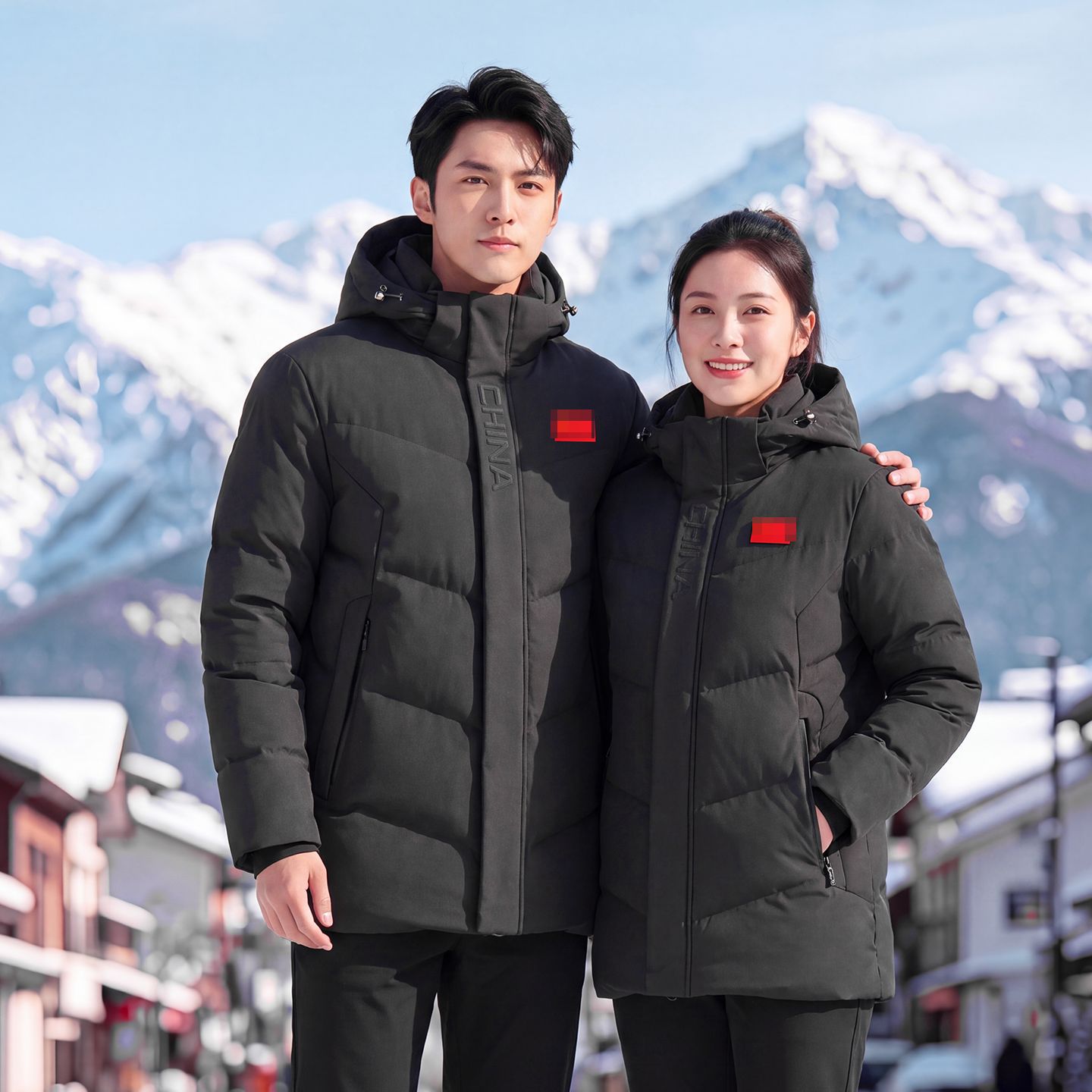 Autumn and Winter Thick Hooded Cotton Jackets for Men and Women, Couple's Wear, Sports Casual Cold-Proof and Warm Jackets, Wholesale in Stock