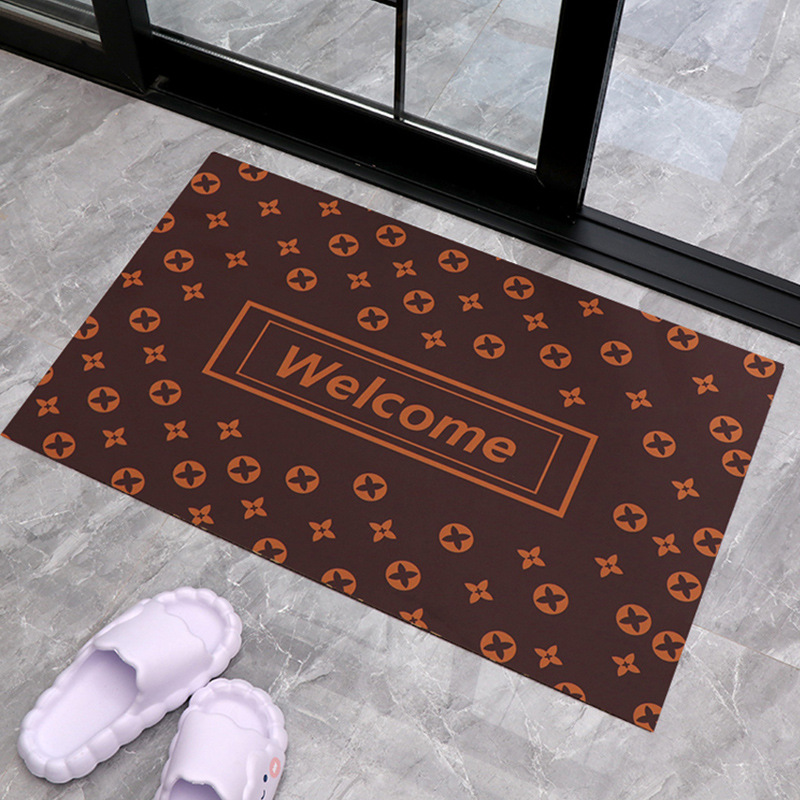 Alfombra de suelo transfronteriza alfombra de suelo antideslizante de baño de color sólido alfombra de barro suave de diatomita simple cocina alfombra de suelo de baño