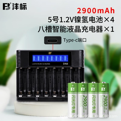 Microphone Aa Toy — Hibrid akkumulyator batareyaları - no-5-4-sections-8-slots-lcd-fast-charge-dn8
