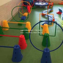 儿童万象桶组合圈体能棒感统训练器材独木桥平衡幼儿园户外运动跳