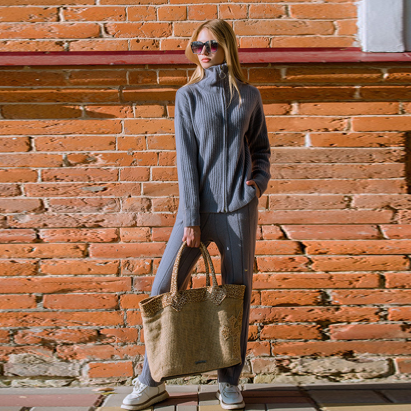 Demi-season fashionable cashmere set