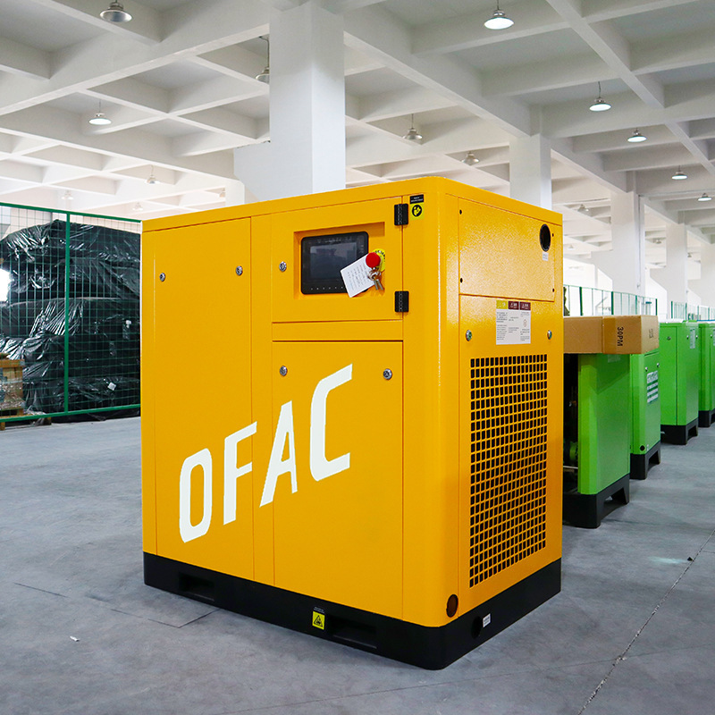 55kw永久磁石インバーターオイルフリースクリューエアコンプレッサー水潤滑サイレント工業用グレードエアコンプレッサー工場の完全なセット|undefined