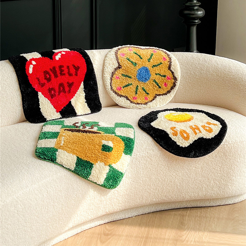 Daifa Cartoon Flocking Cushion Office Chair Cushion Thickened Household Four Seasons Non-Slip Cooling Tufted Seat Cushion Pad Daifa Cartoon Flocking Cushion Office Chair Cushion Thickened Household Four Seasons Non-Slip Cooling Tufted Seat Cushion Pad