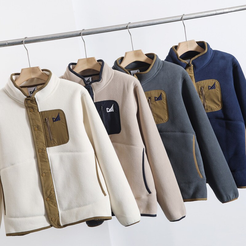 Couple's Interior Heavy Teddy Fleece Fall/Winter Men's and Women's Stand Collar Fleece Warm Jacket Coat Couple's Interior Heavy Teddy Fleece Fall/Winter Men's and Women's Stand Collar Fleece Warm Jacket Coat