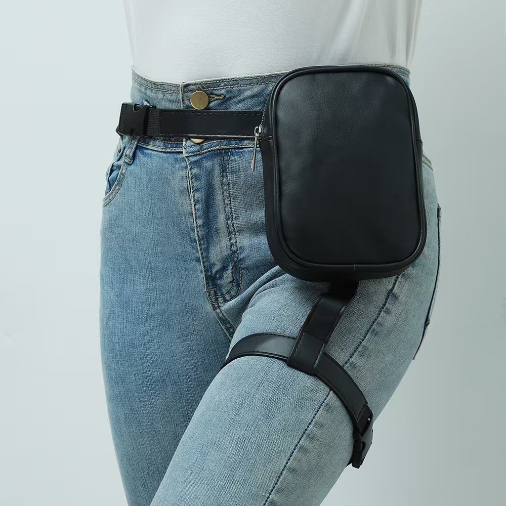 Sports Sexy Leg Bag, Data Storage Bag, Multi-Functional Sports Leather Waist Bag Wholesale