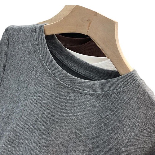 【Multi-color Optional】High-end solid color mask T-shirt for women short-sleeved summer new slim-fitting slim base shirt top