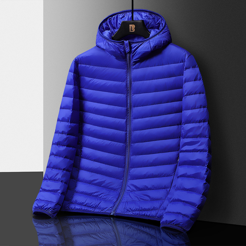 Chaqueta de algodón acolchado para hombres 2023 nueva chaqueta ligera acolchada de algodón para jóvenes y de mediana edad más tamaño abrigo de algodón acolchado abrigo de otoño e invierno chaqueta acolchada de algodón anti-temporada para hombres