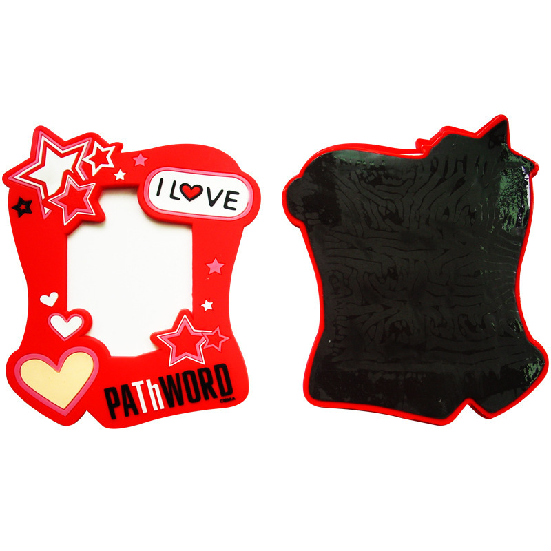 Factory order-do 3D cartoon soft glue photo frame-make creative gifts PVC glue drop photo frame