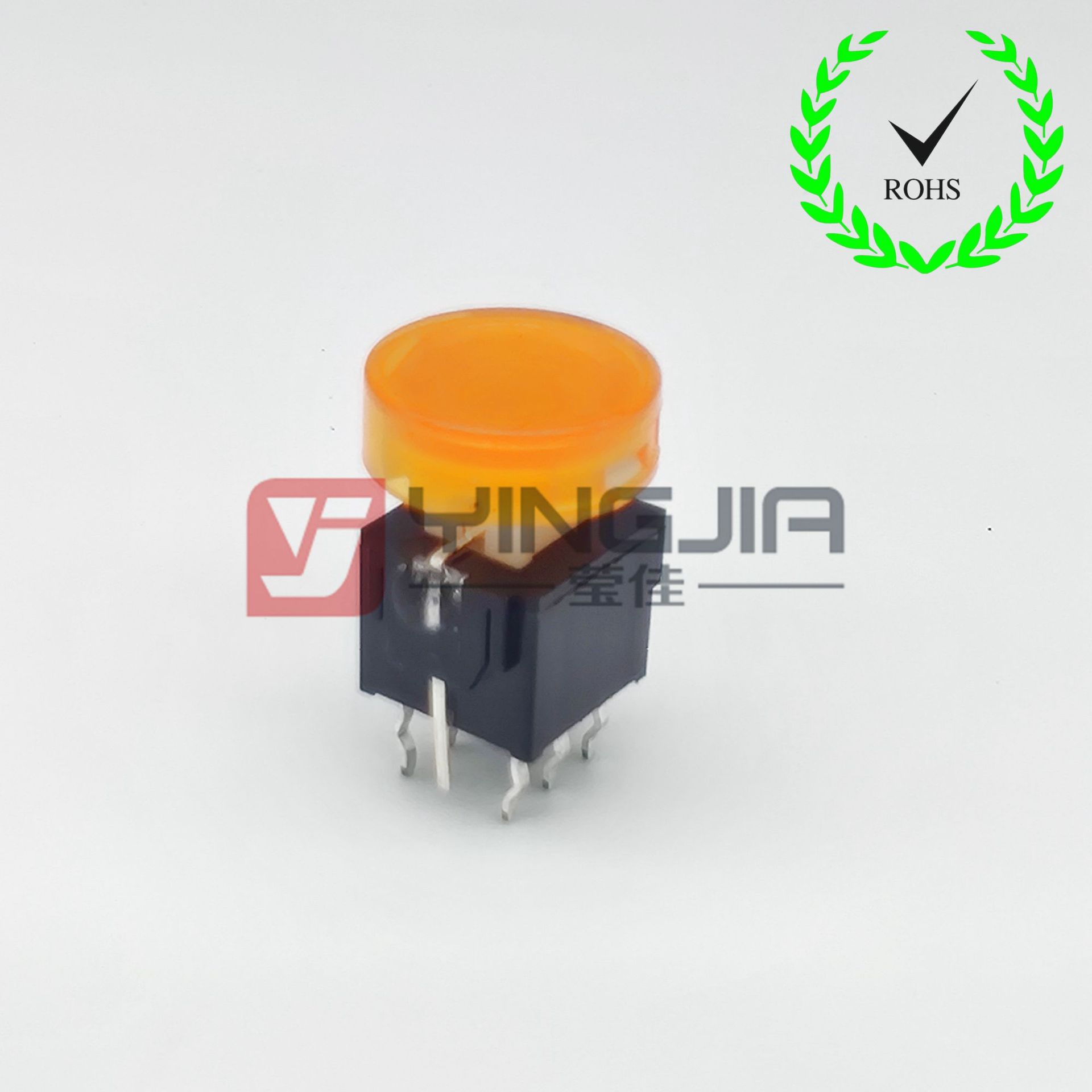 带灯按键开关红黄蓝绿白灯自锁无锁自复位按键按钮开关LED灯开关