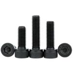 12.9级DIN912高强度内六角螺丝钉圆柱头螺栓杯头螺钉元杯发黑M5M6