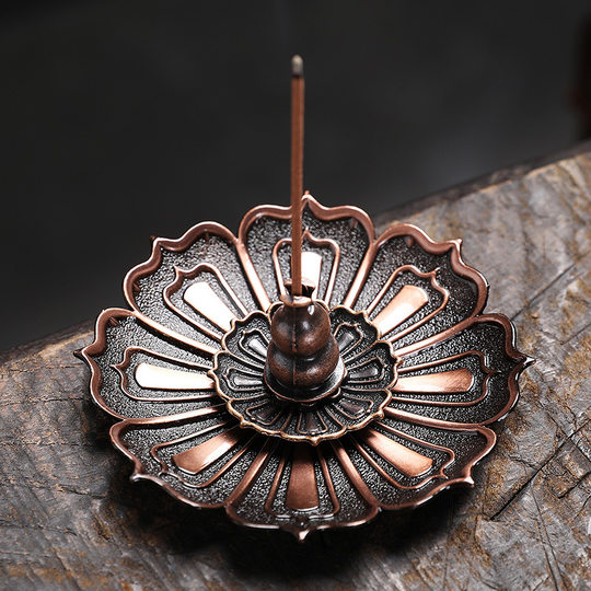 Creative lotus incense incense burner incense burner alloy portable incense burner incense burner incense plate gourd incense wholesale