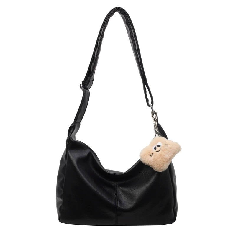 Shoulder bag Universal winter retro capacious one-shoulder, pendant option, multiple colors