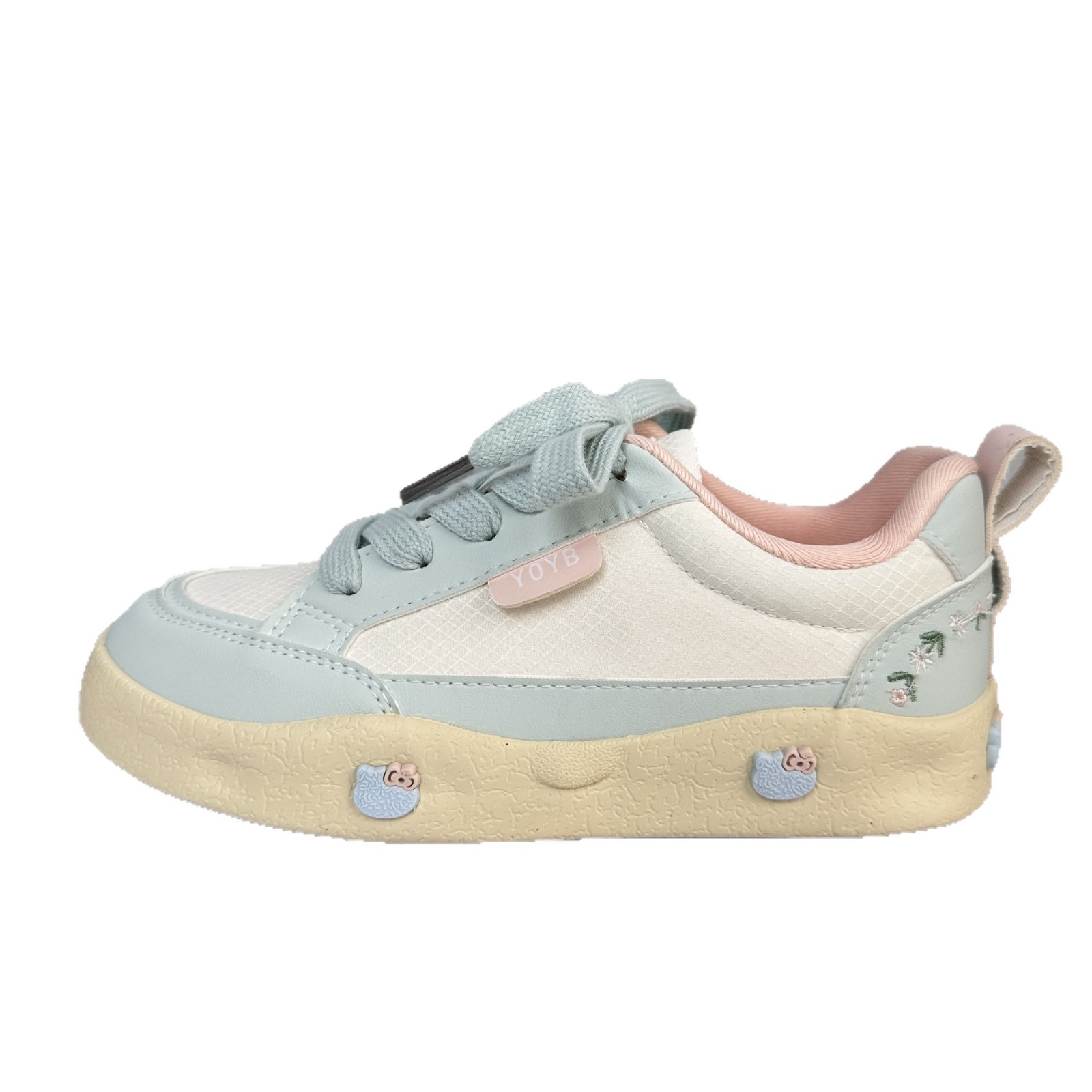 Yuanbo nicho diseño de zapatos de skate para mujeres 2025 nuevo tipo delgado con falda zapatos blancos transpirables zapatos casuales