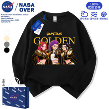 NASA女童猎魔女团K-POP纯棉长袖t恤儿童春秋季新款时髦洋气打底衫