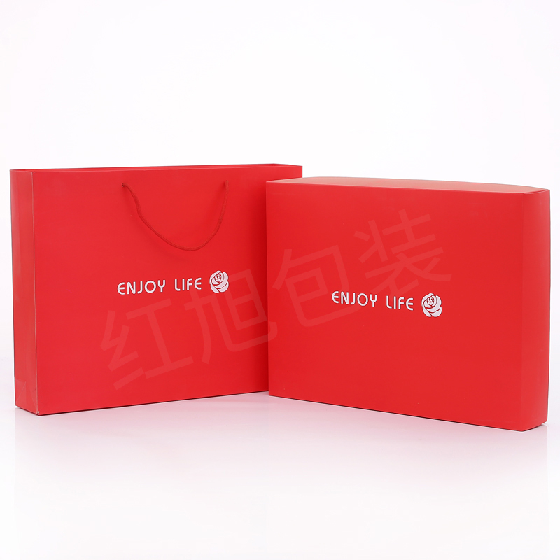 Toallas de baño de tres piezas caja de embalaje vacía caja de regalo de boda caja de regalo portátil de ventana abierta