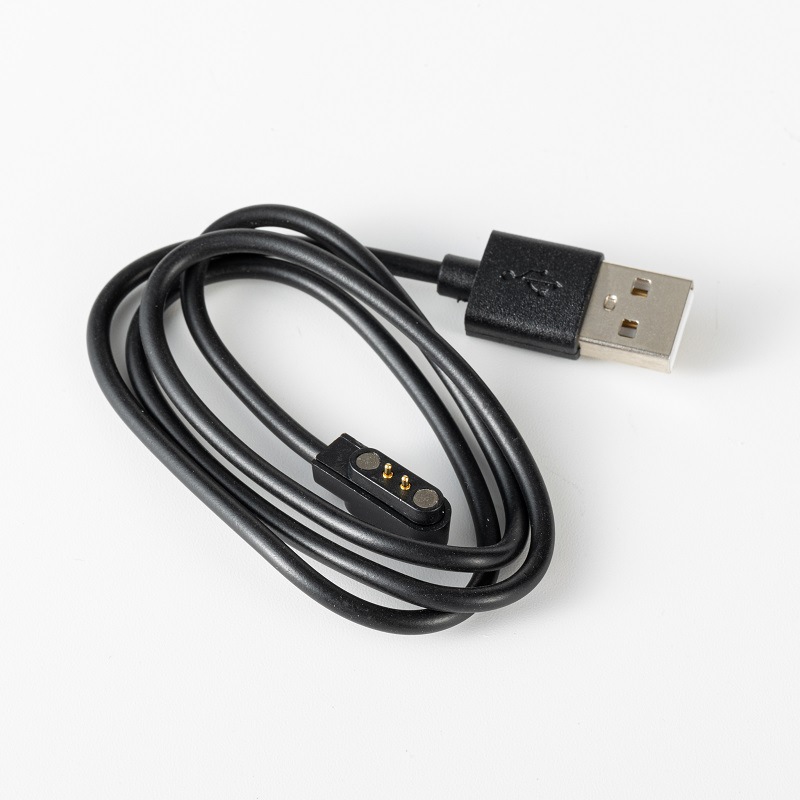 2 핀 블랙 자기 인력 와이어