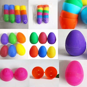 Colorful Eggs Easter Eggs 8cm Decorative Opening Gashapon diy Children's Simulation Toy Painting Touch