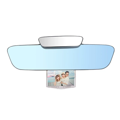 Car Interior Wide-Angle Rearview Mirror Anti-Glare Reflective Lens for Observation Inside the Car, Panoramic Wide-Angle Curved Mirror (Large field of view rear view auxiliary mirror) - 064-rearview-mirror