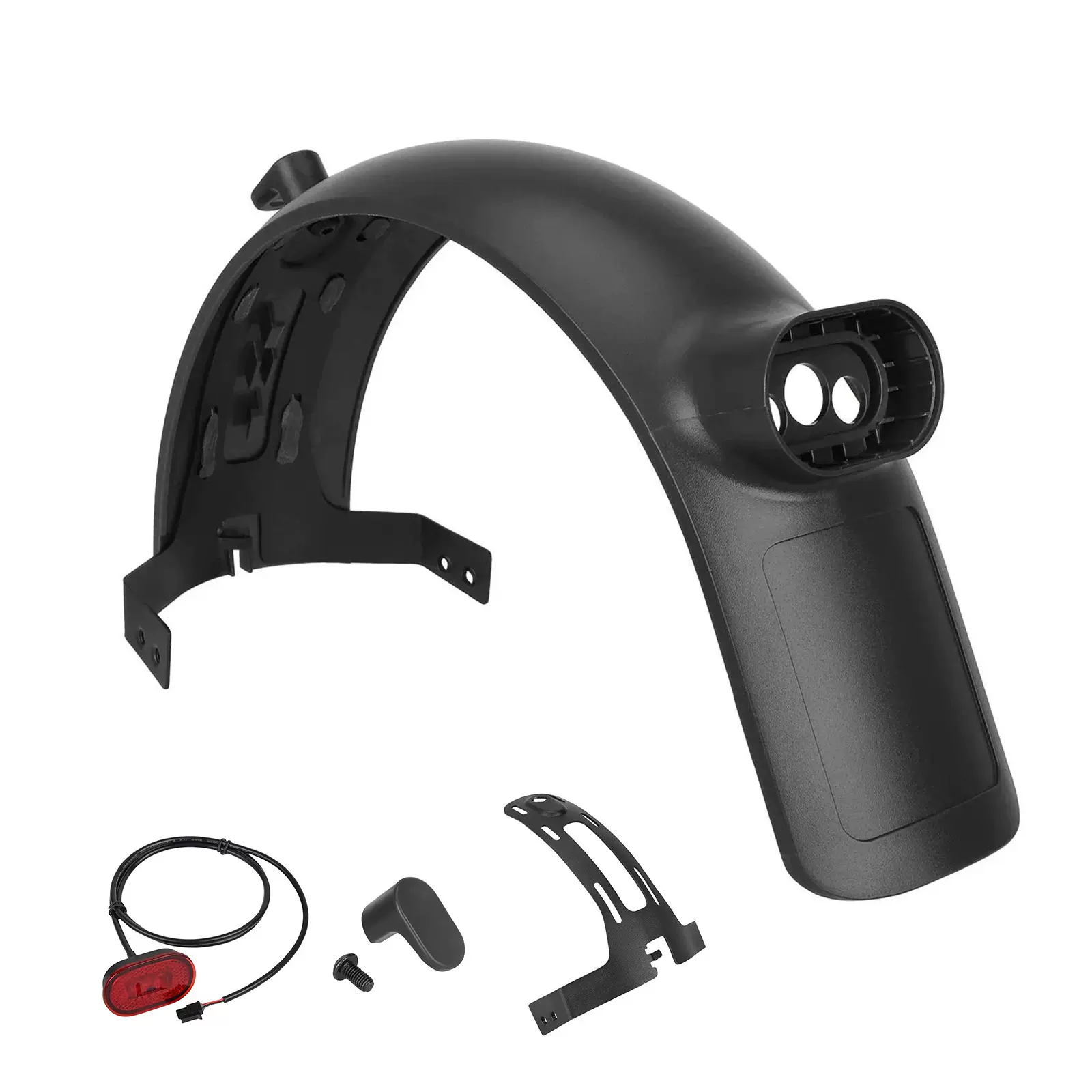 4Ultra电动滑板车后挡泥板+前支撑架+挂钩尾灯配件后轮挡泥防溅板