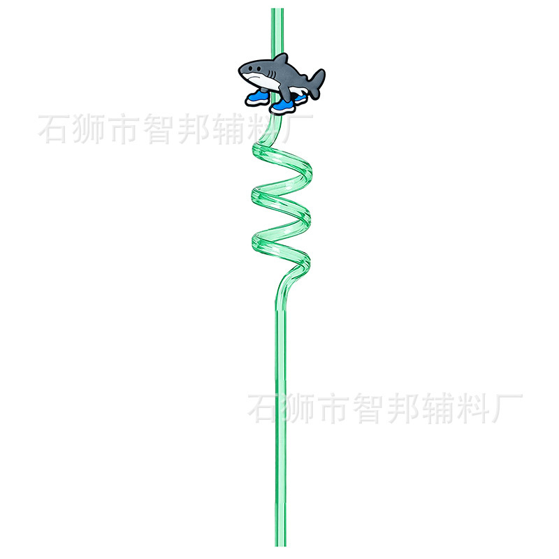 【山海経】越境アニメモンスターパーティ飲み物パーティー海外山海経モンスター創意螺旋ストロー|undefined