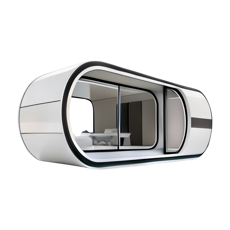 Casa móvil de cápsula espacial, granero de manzanas, alojamiento residencial, turismo cultural, camping escénico, hotel, granero de manzanas de observación de estrellas móvil