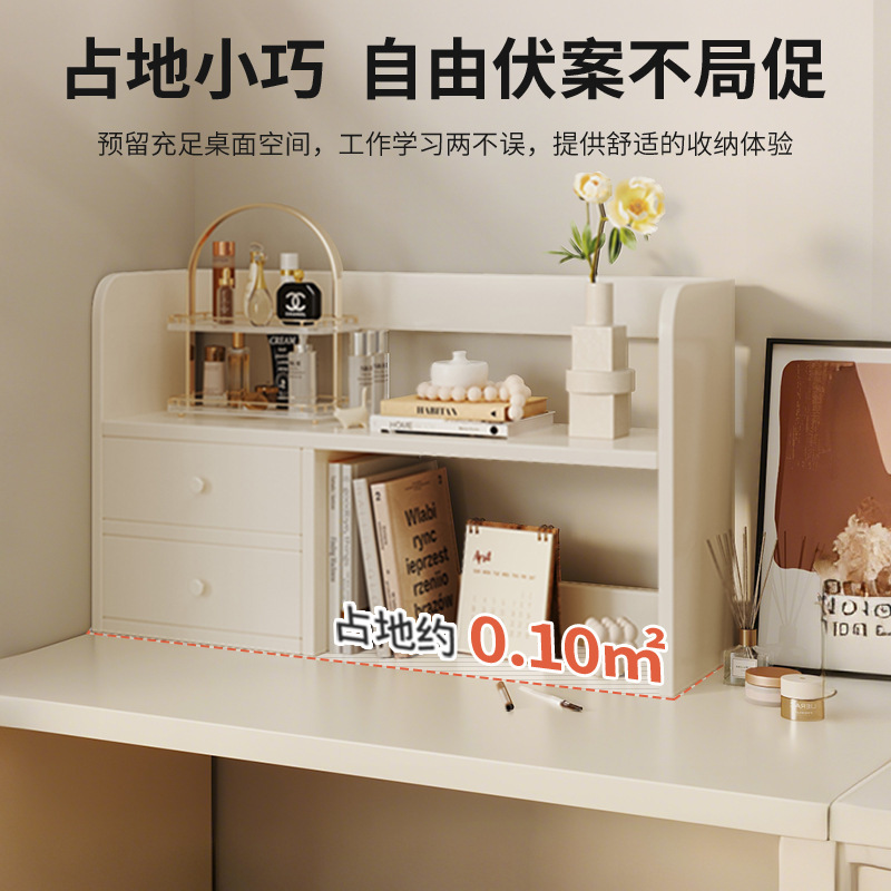 Estante de cosméticos almacenamiento de escritorio 2024 nuevo tocador para niñas de varias capas pequeño estante de almacenamiento para el hogar