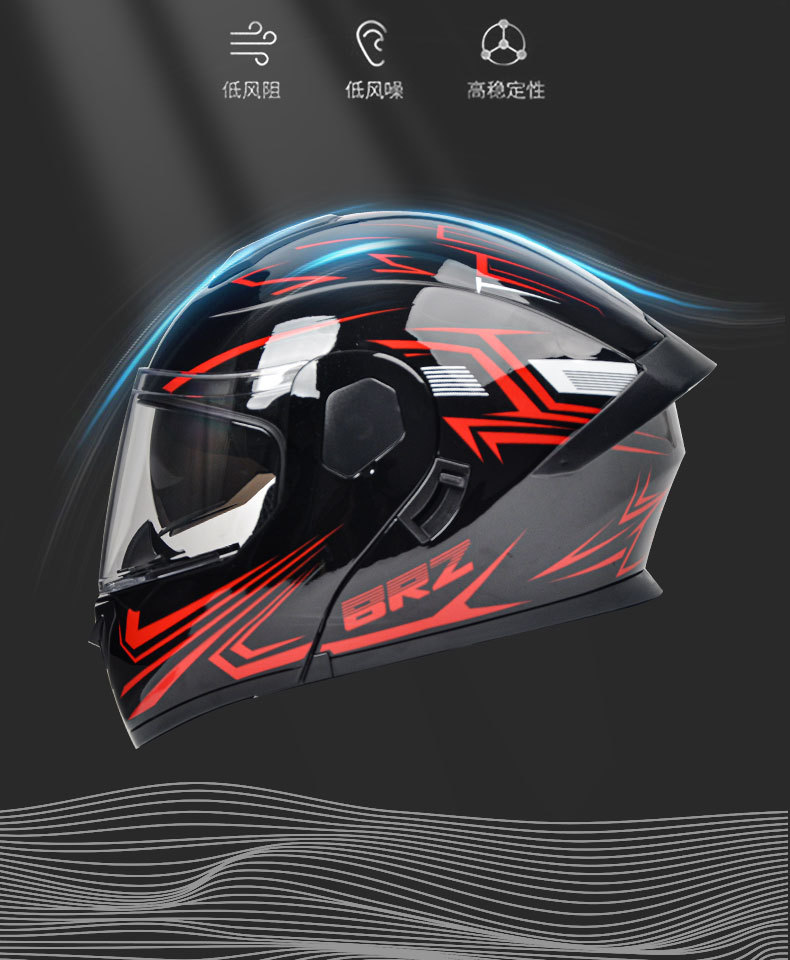 Ad Electric Motorcycle Helmet Men's and Women's Motorcycle Safety Helmet All-Season Full-Face Helmet 3C/Dot Certified Open-Face Helmet