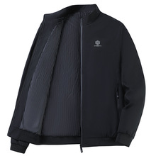 外套男士春秋季新款休闲棒球服春装上衣潮牌工装中年成熟夹克男装