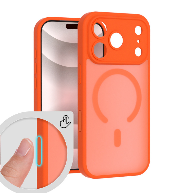 ai拍照按键适用苹果17promax肤感磁吸壳精孔2.0iphone16手机套|undefined