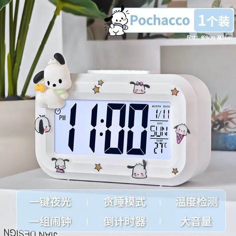 ミニ電子目覚まし時計学生学習専用カウントダウン温度表示子供女の子デスクトップ学生目覚まし時計|undefined