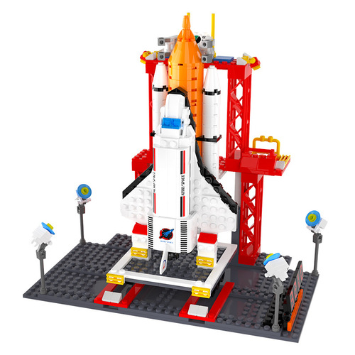 Compatible with Lego spaceship model boys' assembled educational early education toys small particle building blocks creative gift