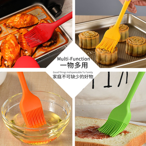 Factory integrated silicone size brush baking brush barbecue brush cleaning brush seasoning brush barbecue oil brush