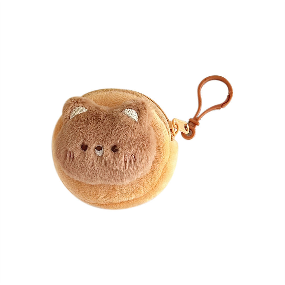 Cartoon lindo bolso de peluche mini suave animal bolsa de monedas bolsa de almacenamiento para estudiantes bolsa de auriculares portátiles pequeños regalos