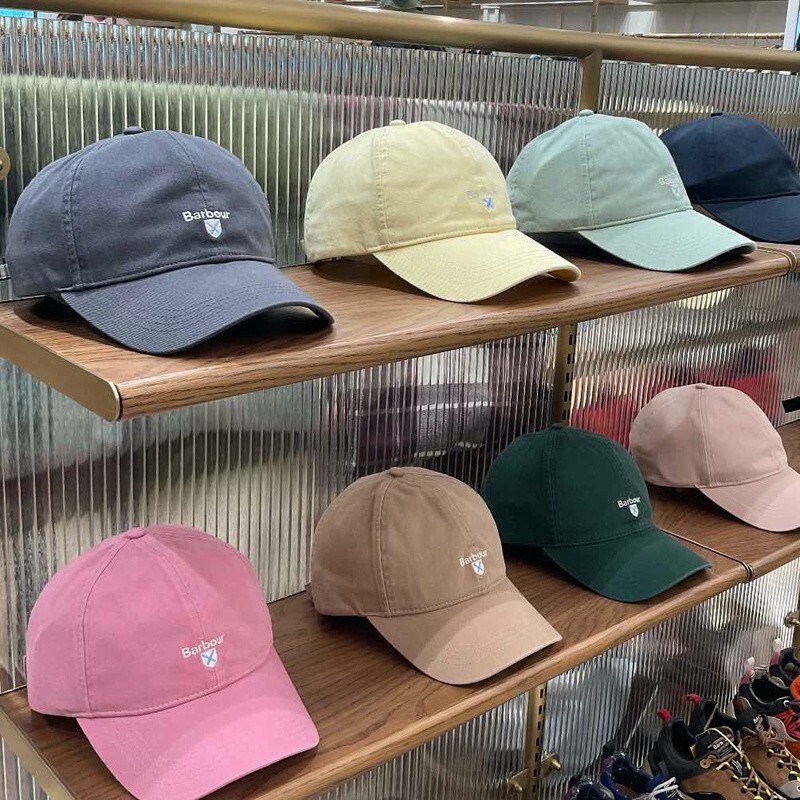 High-Quality Foreign Trade Original Barbour Baseball Cap British Style Soft Top Unisex Sun Protection Visor