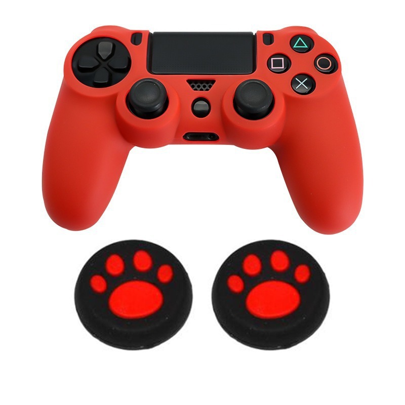 PS4 funda de silicona PS4 mango funda protectora obtener 2 Cat Claw Rocker tapas de forma gratuita