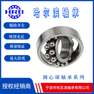HRB 2205 ATN 哈尔滨轴承双列调心球轴承内径圆柱孔内径25mm外52m