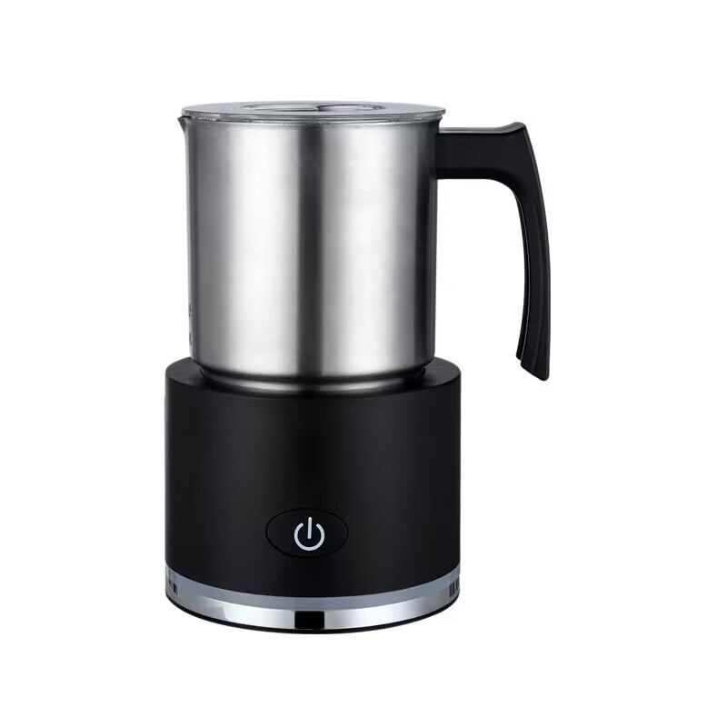 Suspensión magnética automática máquina de espuma de leche inteligente máquina de espuma de leche caliente y fría de doble golpe máquina de espuma de leche eléctrica dividida para el hogar calentador de leche