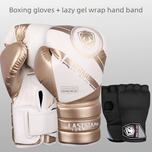 Professional Adult Boxing Gloves for Sandbag Training, Sparring and Muay Thai Fighting, with Gel Wraps and Straps for Men and Women