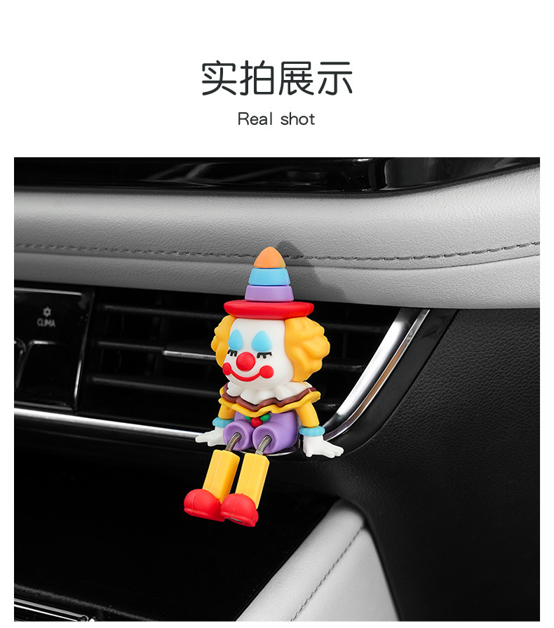 Car Cute Leg-Shaking Doll Ornaments Car Air Outlet Decoration Supplies Desktop Computer Screen Decompression and Healing